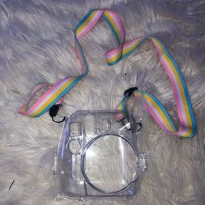 Clear Instax Mini 8 carrying case